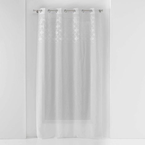 Gardine mit Ösen und Muster YAELLE, 135 x 280 cm (1/5)