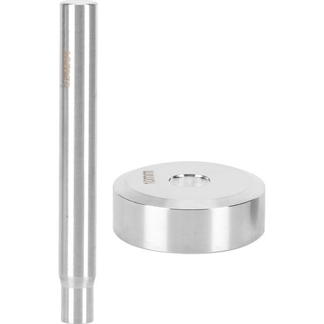 Outil de poinçonnage double face pour rivets en cuir, kit de rivets en métal pour le bricolage en cuir, 10 mm