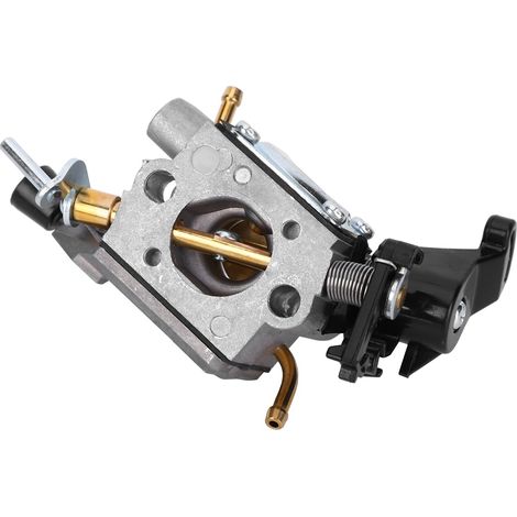 Kit de carburateur, filtre à air et poire d'amorçage compatible avec les pièces de tronçonneuses Husqvarna 445, 450, 445E et 450E. (1/5)