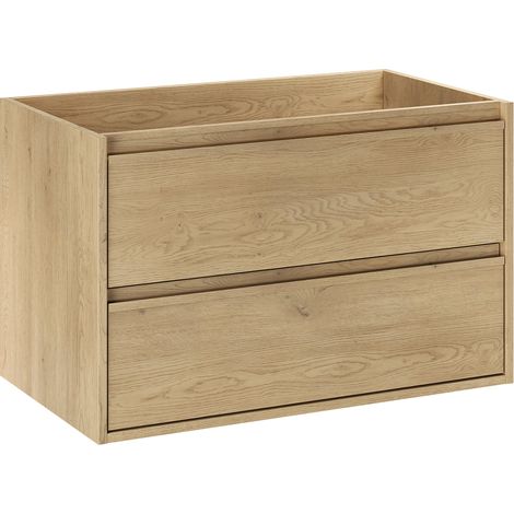 Mueble bajo lavabo 80cm Edmé Bois (1/4)