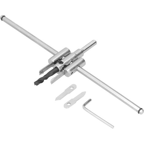 Trousse de Scie à Trous Circulaires Ajustables 40‑300mm pour Bois et Travaux DIY (1/5)