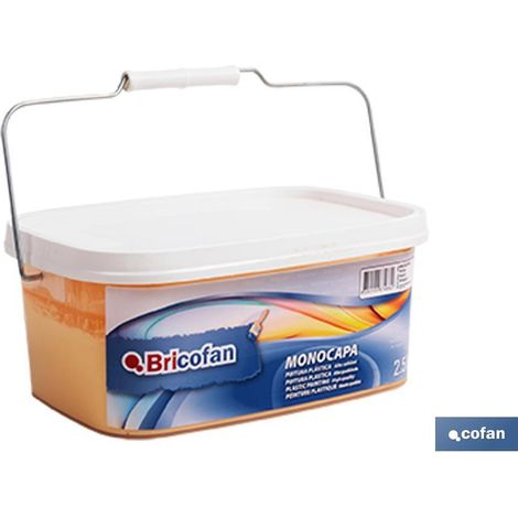 Peinture plastique monocouche pêche (2,5 Lt) (1/4)