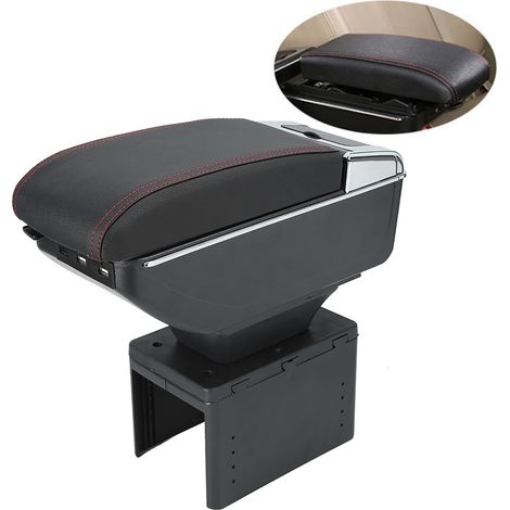 Universelle, verstellbare Armlehnenbox für die Mittelkonsole im Auto mit USB-Schnittstelle (1/5)
