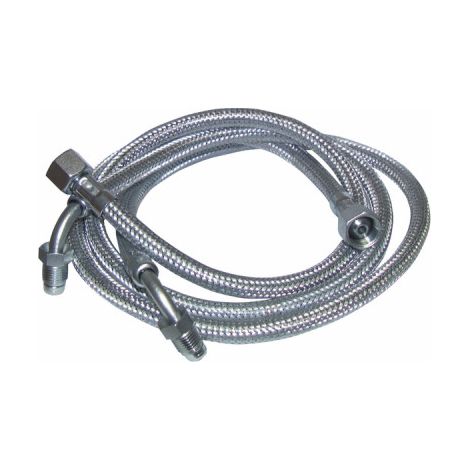 Diff – Tuyau gaz flexible 1000mm – Filetage plomberie 3/8" mâle – Pression nominale PN16 – Raccord tournant femelle