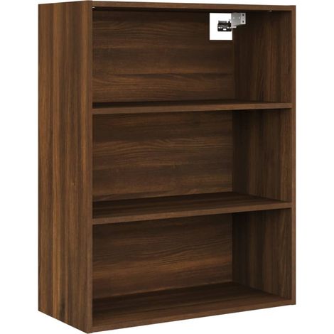 Maison Exclusive - Armadietto Pensile a Parete Rovere Marrone 69,5x32,5x90 cm