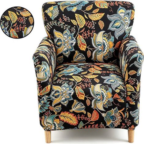 Funda para silla, Funda elástica para silla, Funda extraíble para silla, Funda para sillones de banquete/lectura, sillas de comedor (1/5)