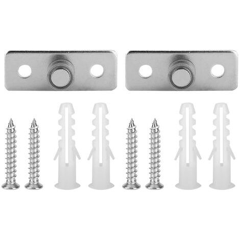 2 pièces en acier inoxydable porte de grange rouleau Guide de sol porte coulissante accessoires de quincaillerie (1/5)
