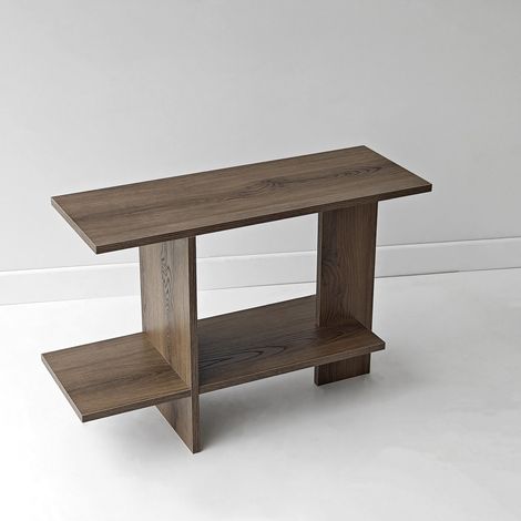 Beistelltisch aus Holz "Essenziale" – 80 x 55 x 30 cm – Nussbaum (1/5)