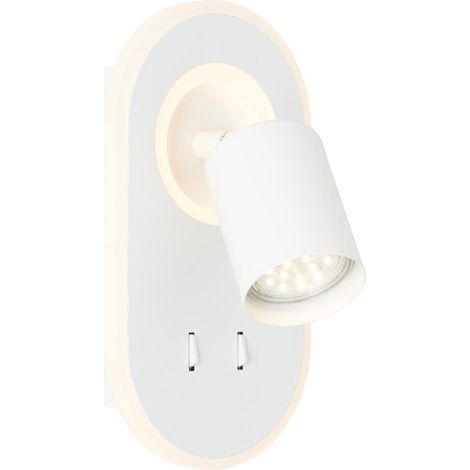 BRILLIANT Lampe, Kimon LED Wandspot weiß, 1x PAR51, GU10, 5W geeignet für Reflektorlampen, Kopf schwenkbar (1/5)
