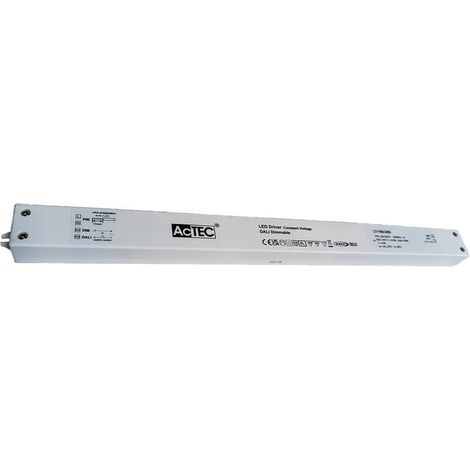 Alimentatore Dimmerabile DALI2 PUSH Pulsante 24V 150W Super Slim 400X32X21,6mm