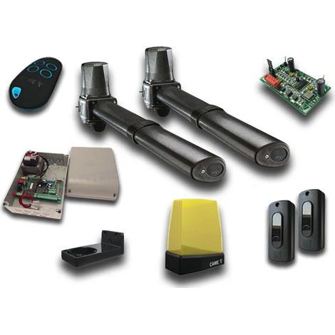 Came – Kit de motorisation portail 230V – Moteur rapide pour vantaux jusqu'à 3m – Photocellules 10m – Technologie sans fins de course (1/3)