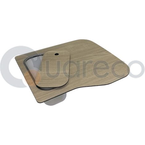 Tagliere Elleci Element Fox 360 con Vaschetta in materiale HPL Quercia ATH130QU (1/2)