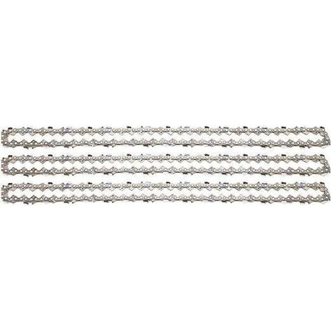 Chaine tronconneuse 3 x Chaînes de tronçonneuses 45cm.325" 68 maillons d'Entraînement 1.6 mm compatible avec Stihl Husqvarna Dolmar Makita et autres accessoire pour tronçonneuse (1/5)