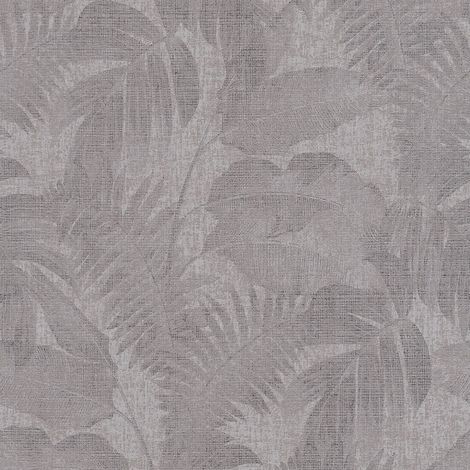 Papel pintado naturaleza Profhome 373961 papel pintado no tejido ligeramente texturado de estilo used look mate marrón gris beige 5,33 m2