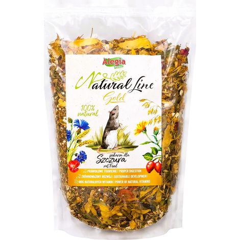 Alegia Línea Natural Dorada Comida para ratas - Comida para ratas 500 g