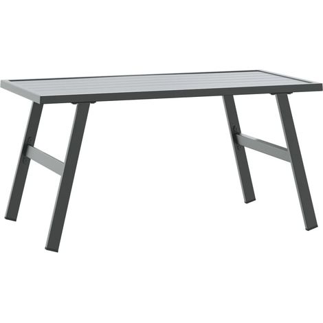Maison Exclusive - Mesa de jardín acero recubrimiento en polvo ne
