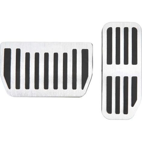 Kit de Pédales de Frein, Pédale D'accélérateur de Frein de Remplacement en Alliage D'aluminium Antidérapant pour Jaguar F E I PACE XE XF (1/4)