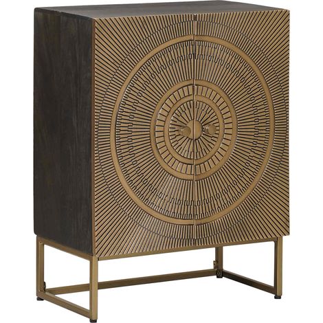vidaXL  Sideboard  Brass 53.5 x 30 x 70 cm