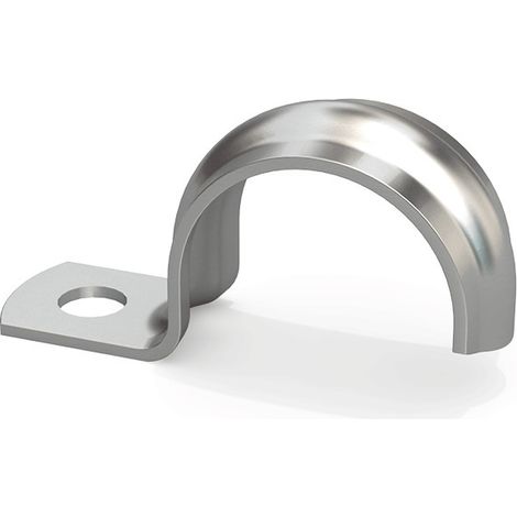 Grapa metálica de una pata  Diámetro: Ø18 mm
