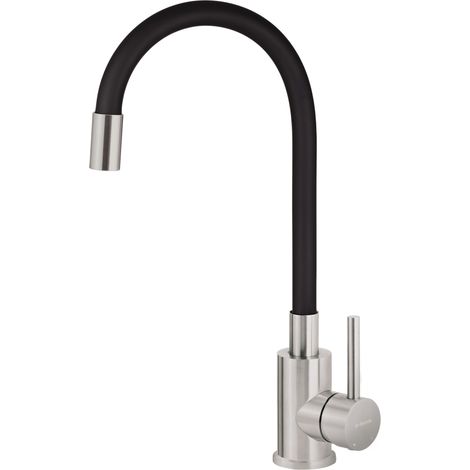 Robinet de cuisine sur pied Luno avec bec flexible (1/5)