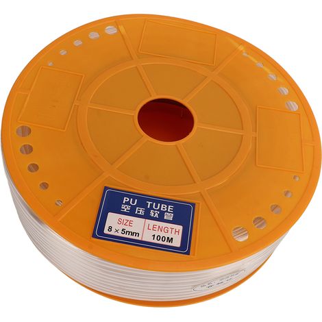 Tuyau d'air transparent Φ8 mm x Φ5 mm x 100 m, tuyau antidéflagrant pour compresseur d'air pneumatique (1/5)