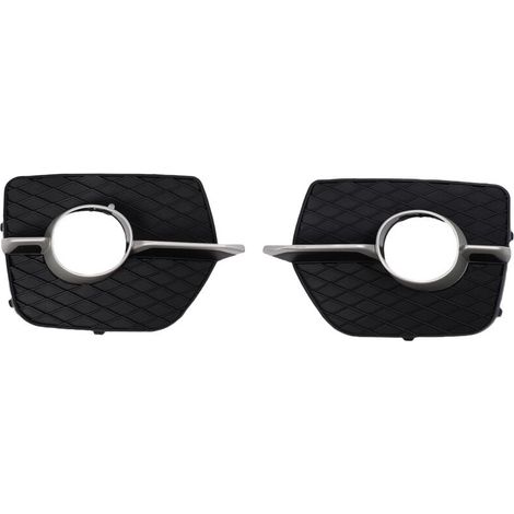 Par de marcos para faros antiniebla con embellecedor decorativo fabricados en plástico ABS de larga duración 51117188383 Repuesto para X6 E71 E72 2008-2014 -Crezuo