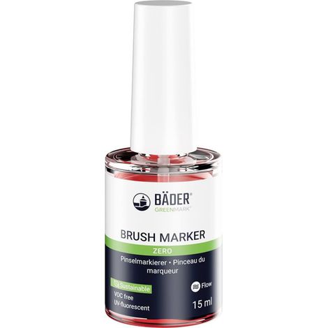 Marcatore a pennello zero 15 ml di fluo rossa (per 12)