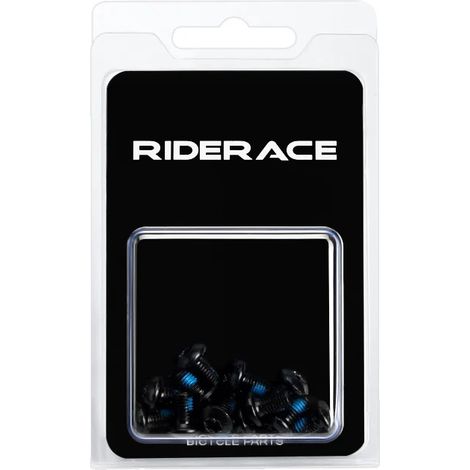 Tornillo para disco de freno de bicicleta, fabricado en acero inoxidable duradero, diseño Torx T25, color negro. (1/2)