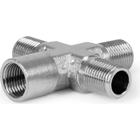 Adaptador para aerógrafo 3 x 9,51 mm (1/8") macho 1 x 9,51 mm (1/8") hembra Accesorios aerografía (1/5)