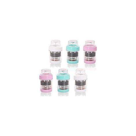 6pcs mini filtre à eau de robinet robinet deau au charbon actif charbon robinet leau cartouche de filtre purificateur propre robinet de filtre à eau de cuisine de douche dappoint (1/5)