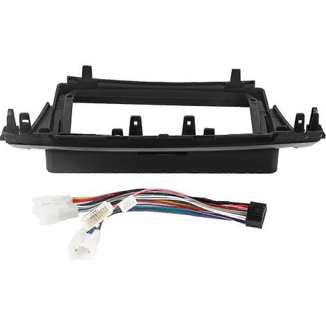 Cadre de montage pour autoradio 2DIN 9 pouces avec câble d'alimentation, compatible avec Toyota Vios 07-