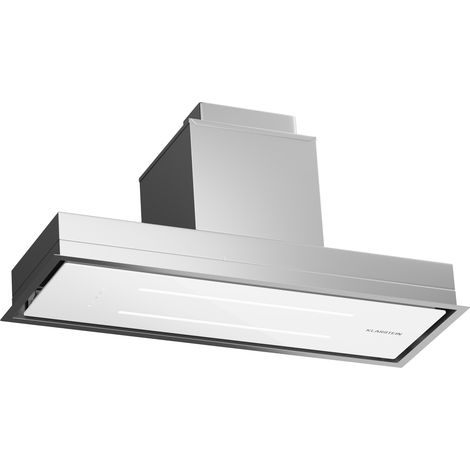 Klarstein High Line Eco 90 Campana de techo 90 cm 436 m³/h con control remoto y luz ambiental