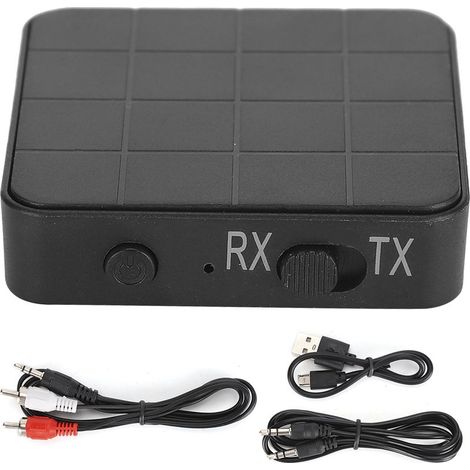 Émetteur-récepteur audio Bluetooth 5.0 portable 2 en 1, adaptateur sans fil 3.5 mm pour voiture et maison (1/5)