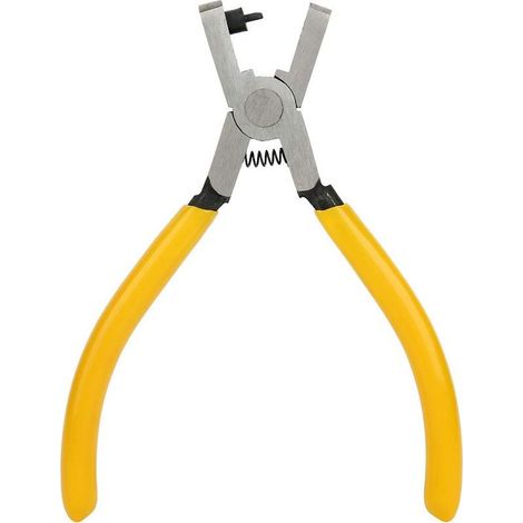 Outil de perforation pour bracelet de montre, poinçonneur de bande avec œillet jaune, adapté aux bracelets en cuir et ceintures, outil de réparation de bracelets (1/5)