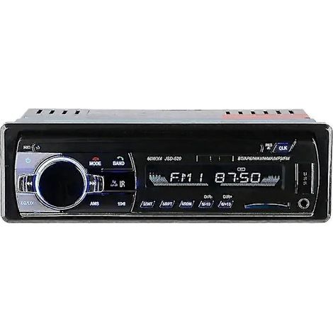 Autoradio 1-DIN con lettore DVD/CD/MP3, USB, SD, FM, ingresso AUX e schermo LCD integrato. (1/5)