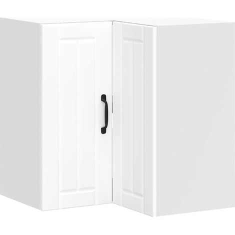 Maison Exclusive - Pensile da Cucina ad Angolo Lucca Bianco in Legno Multistrato