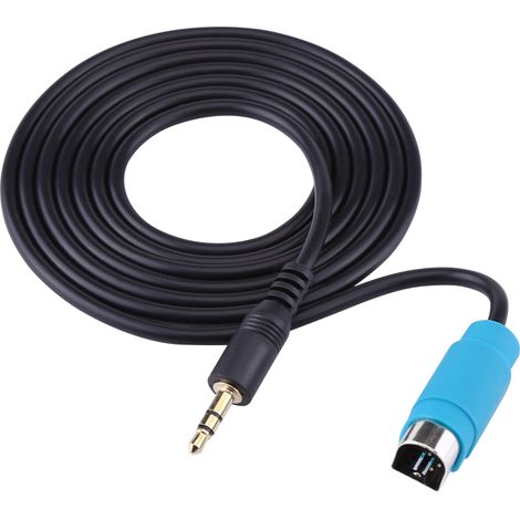 Câble Audio AUX pour Autoradio Alpine CDA CDE IVA - Connexion Mini Jack (1/5)