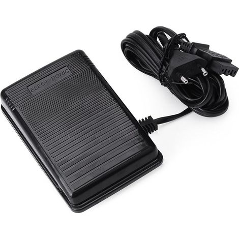 Pédale de contrôle Universelle avec câble d'alimentation pour Machine à Coudre, 200 – 240 V, pédale Universelle pour Machine à Coudre, pédale de contrôle de Machine EU Plug