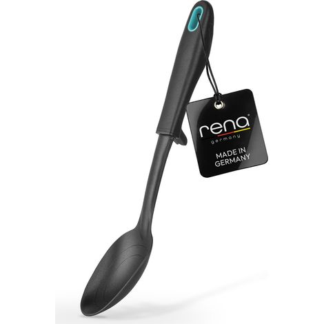 Cuillère de service - 32 cm - Suspendu - Aide au rangement intégrée - Plastique - Noir (1/5)