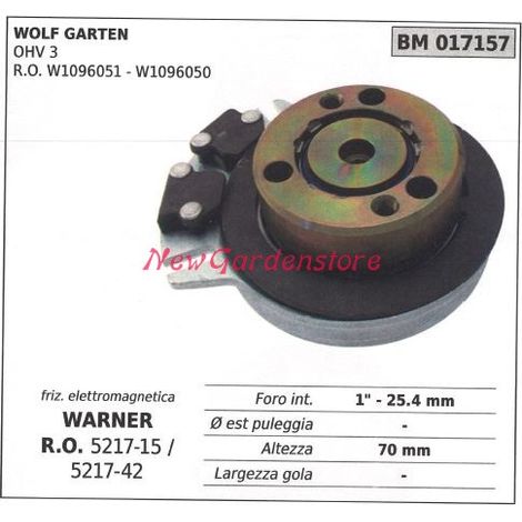 Frizione elettromagnetica warner rasaerba tosaerba wolf garten 017157