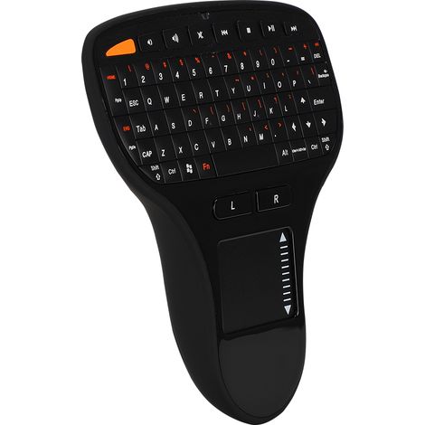 Mini souris tactile intelligente multimédia sans fil 2,4 GHz avec clavier et souris intégrés en 1