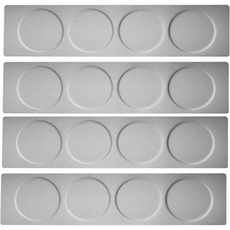Magnetischer Gewürzglashalter mit Edelstahlbeschichtung, magnetischer Gewürzglas-Wandmontagesockel (1/5)