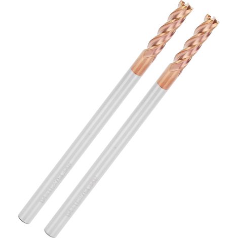 2 Stück Fräser aus Wolframstahl, 4 Schneiden, CNC-Holzbearbeitungswerkzeuge, 4 x 75 x 4 Zähne (1/5)