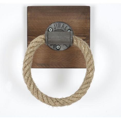 Arredamento per la casa Hook 20 cmx10 Cmx20 Cm 100% Abete rosso Legna Noce Nero (1/5)