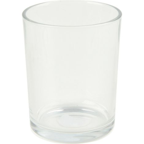 Photophore Déco "Verre" 12cm Transparent