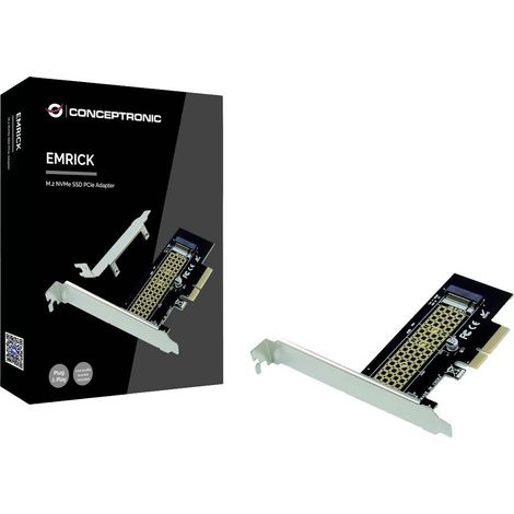 Conceptronic EMRICK05B M.2 Controller M.2 PCIe NVMe, PCIe 3.0 x4 PCIe x4 (1/3)