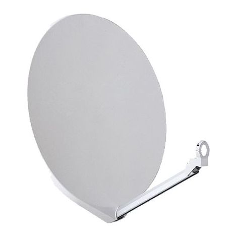 parabole fibre (smc) - diamètre 81 x 75 cm - blanche - evicom spaf080