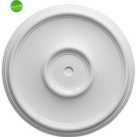 Rosone Europarati elsa bianco 35 x 35 x 2 cm