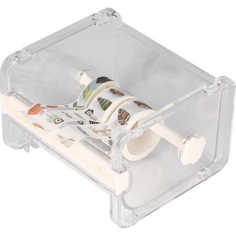 2-Inch Clear Adhesive Tape Dispenser with Cutter (1/5)