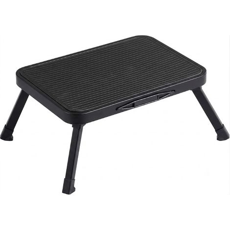 SGABELLO BLACK FLAT 1 GRADINO (1/5)